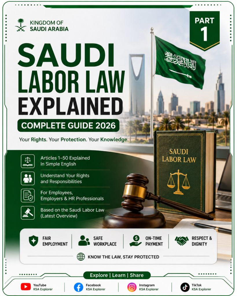 Saudi Labor Law Explained (2026 Guide) – Part 1: Articles 1–50 4d5db782 4035 45b7 Af58 5d6c0d9fe5bf 819x1024